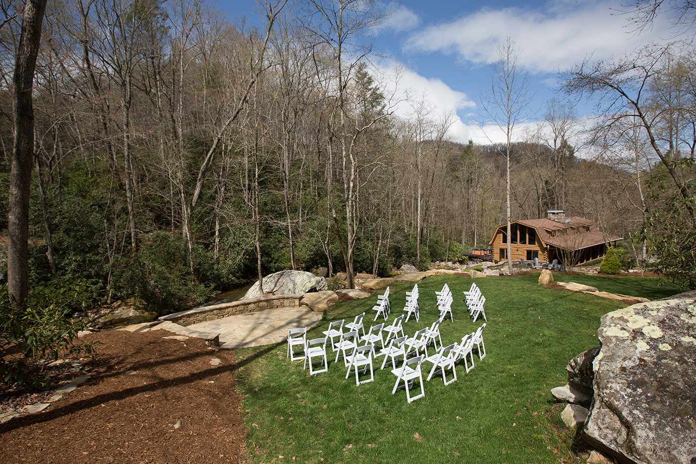 Elope and Stay at Diamond Falls Preserve